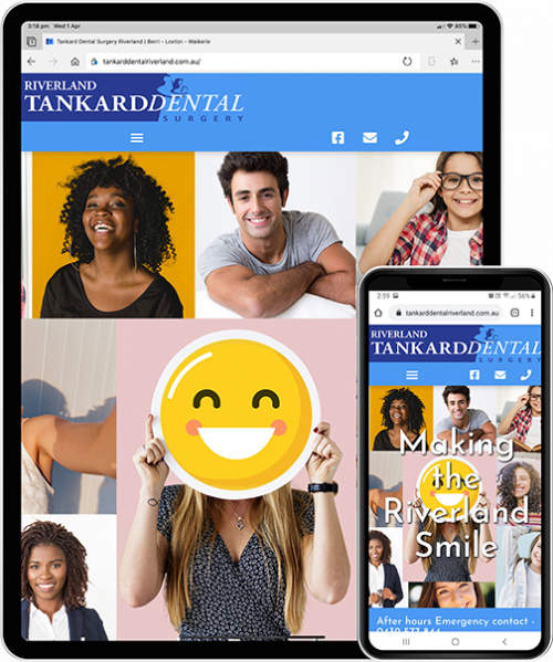 Tankard Dental Riverland Website Tablet & Mobile